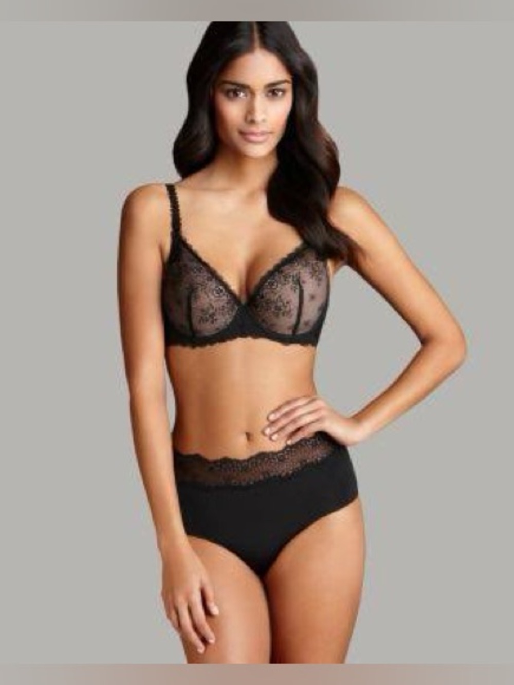 Le Mystere 163 Sexy Mama Nursing Bra in Black Size: 38G